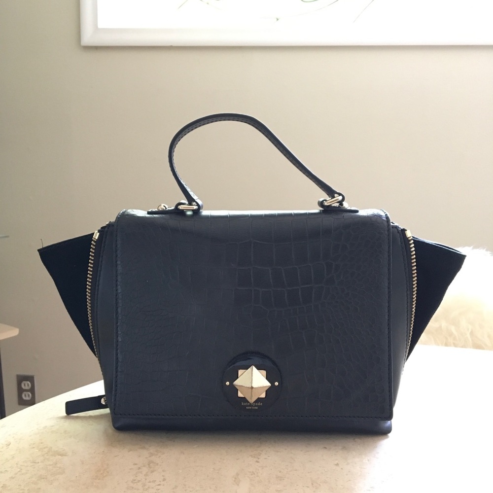 Kate Spade Black Leather Handbag - Picture 4 of 8